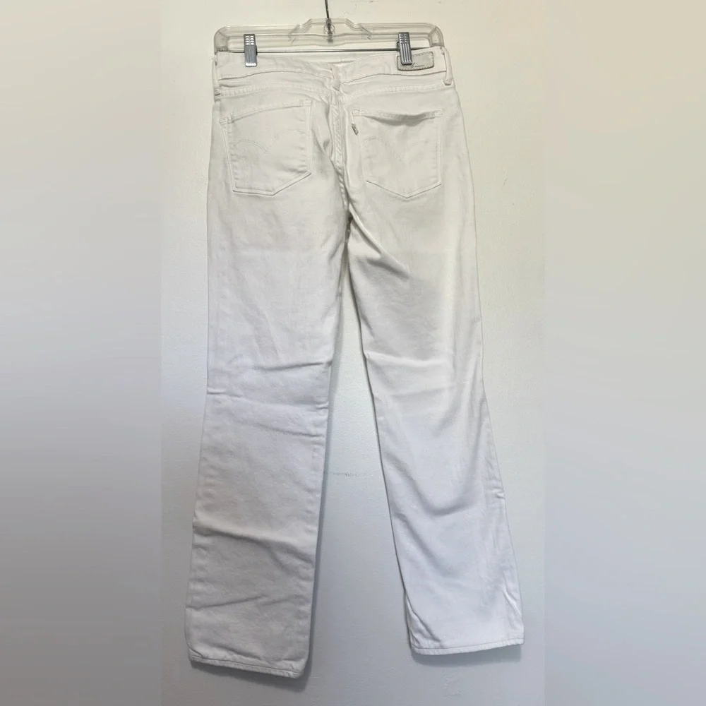 Levi's White Straight Leg Jeans - never worn - Picture 9 of 12